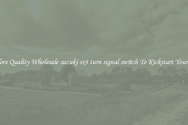 Explore Quality Wholesale suzuki sx4 turn signal switch To Kickstart Your Ride