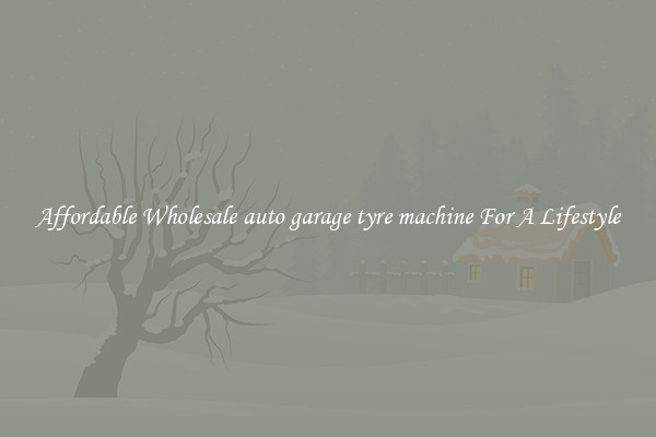 Affordable Wholesale auto garage tyre machine For A Lifestyle