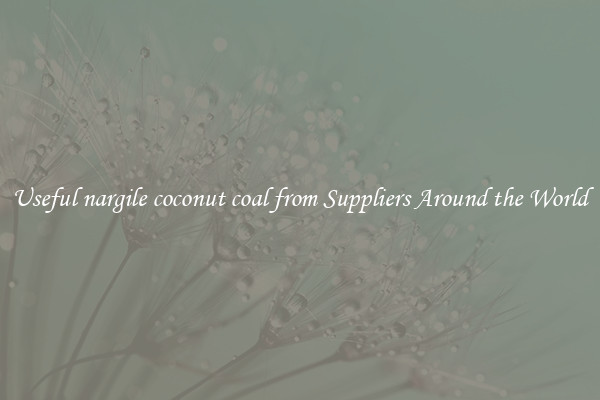 Useful nargile coconut coal from Suppliers Around the World