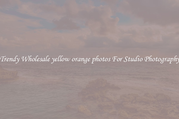 Trendy Wholesale yellow orange photos For Studio Photography