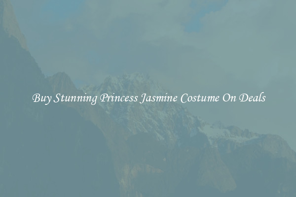 Buy Stunning Princess Jasmine Costume On Deals