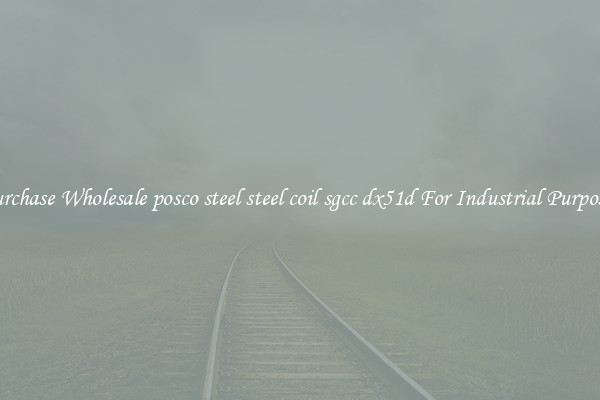 Purchase Wholesale posco steel steel coil sgcc dx51d For Industrial Purposes
