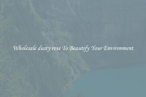 Wholesale dusty rose To Beautify Your Environment