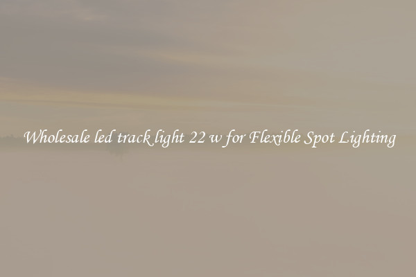 Wholesale led track light 22 w for Flexible Spot Lighting